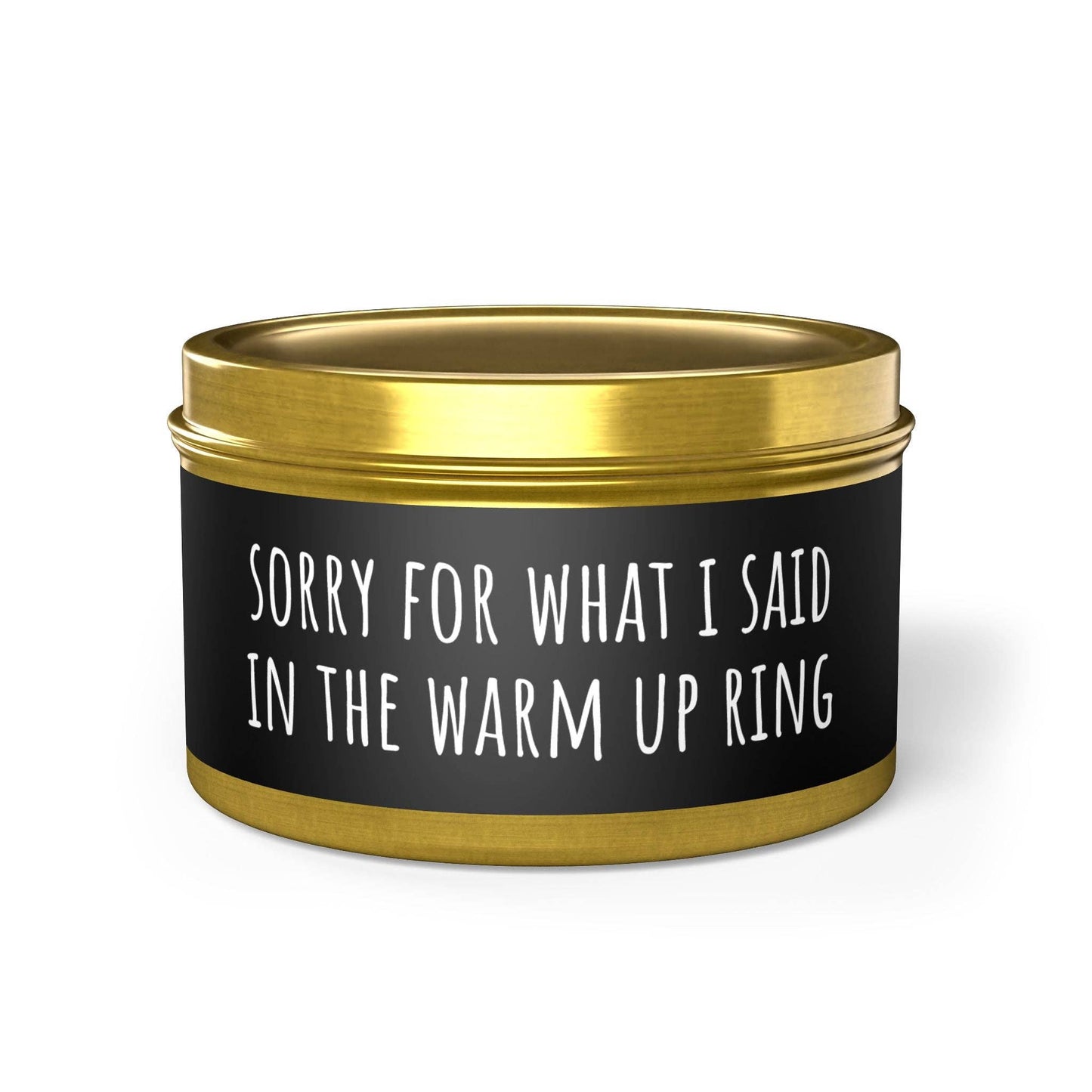 Tin Candles - Warm Up Ring: Gold / Vanilla Bean / 4oz