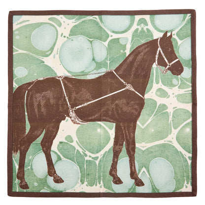 EQUUS MARBLE DINNER NAPKINS SET OF FOUR