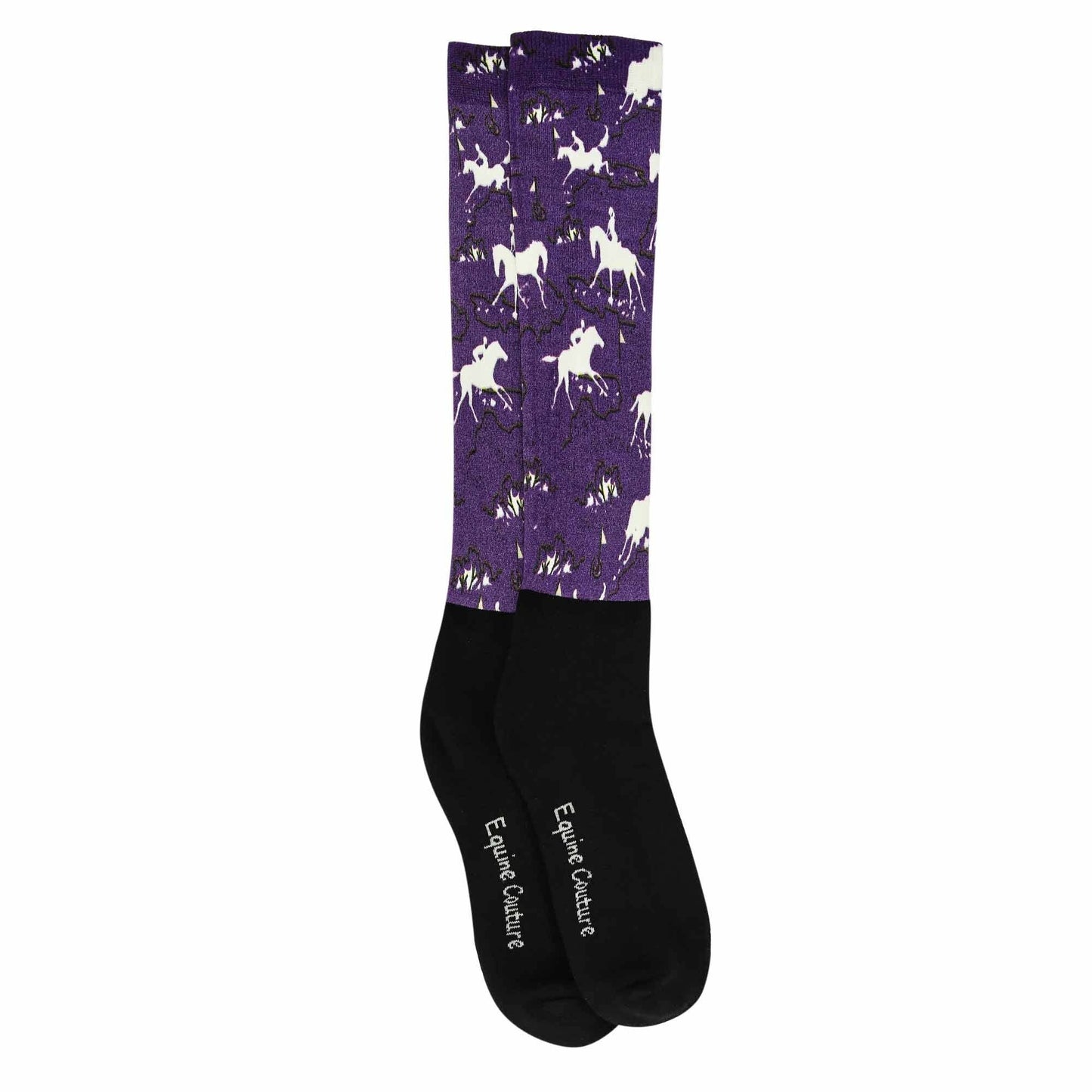 Equine Couture Ladies OTC Boot Socks- Cross Country Phase: STD