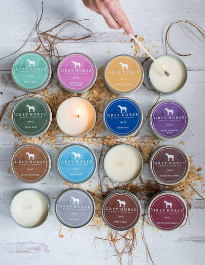 Soy Candle Tins: Barn Family