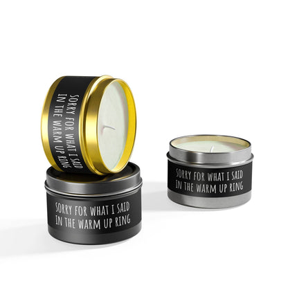 Tin Candles - Warm Up Ring: Gold / Vanilla Bean / 4oz
