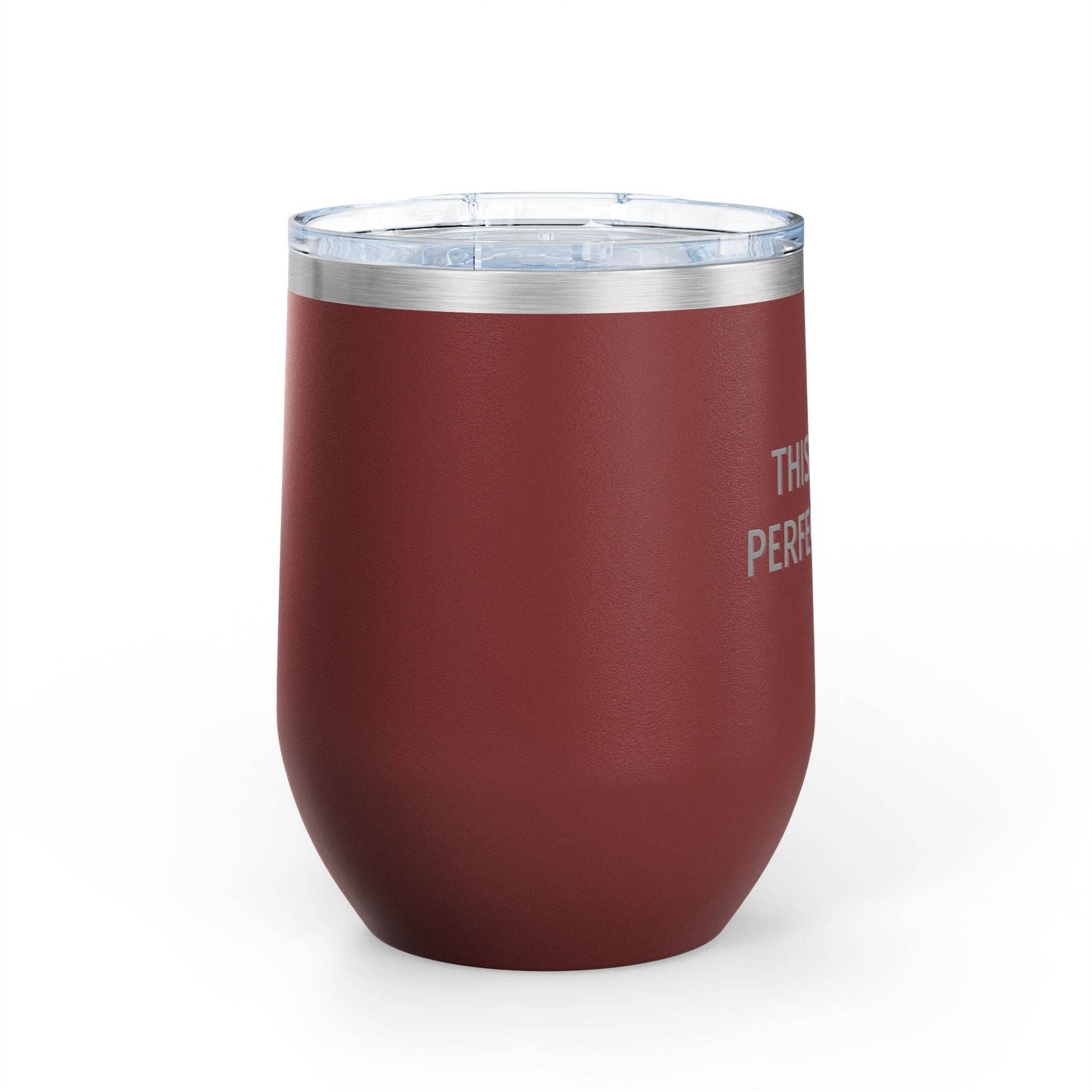 Wine Tumbler, 12oz - Perfect Prep: Black / 12oz