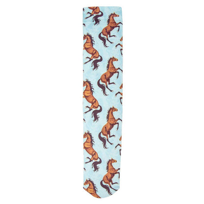 AWST Int'l Lila Bay Horses Socks: Purple