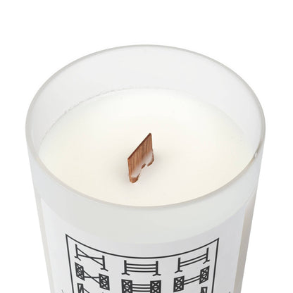 Frosted Glass Candle, 11oz - Escalated Quickly: Mango Coconut / 11oz