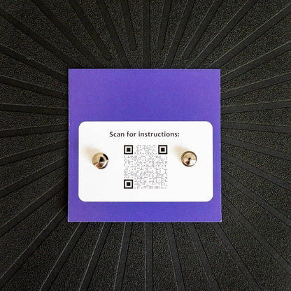 Skull English Saddle Pad Pins: Purple
