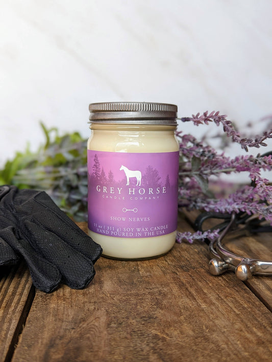Show Nerves Soy Candle - CLOSEOUT