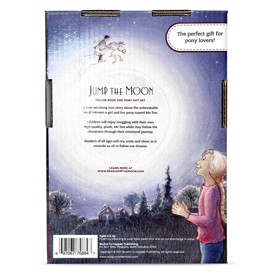 Book + Pony Gift Set: White
