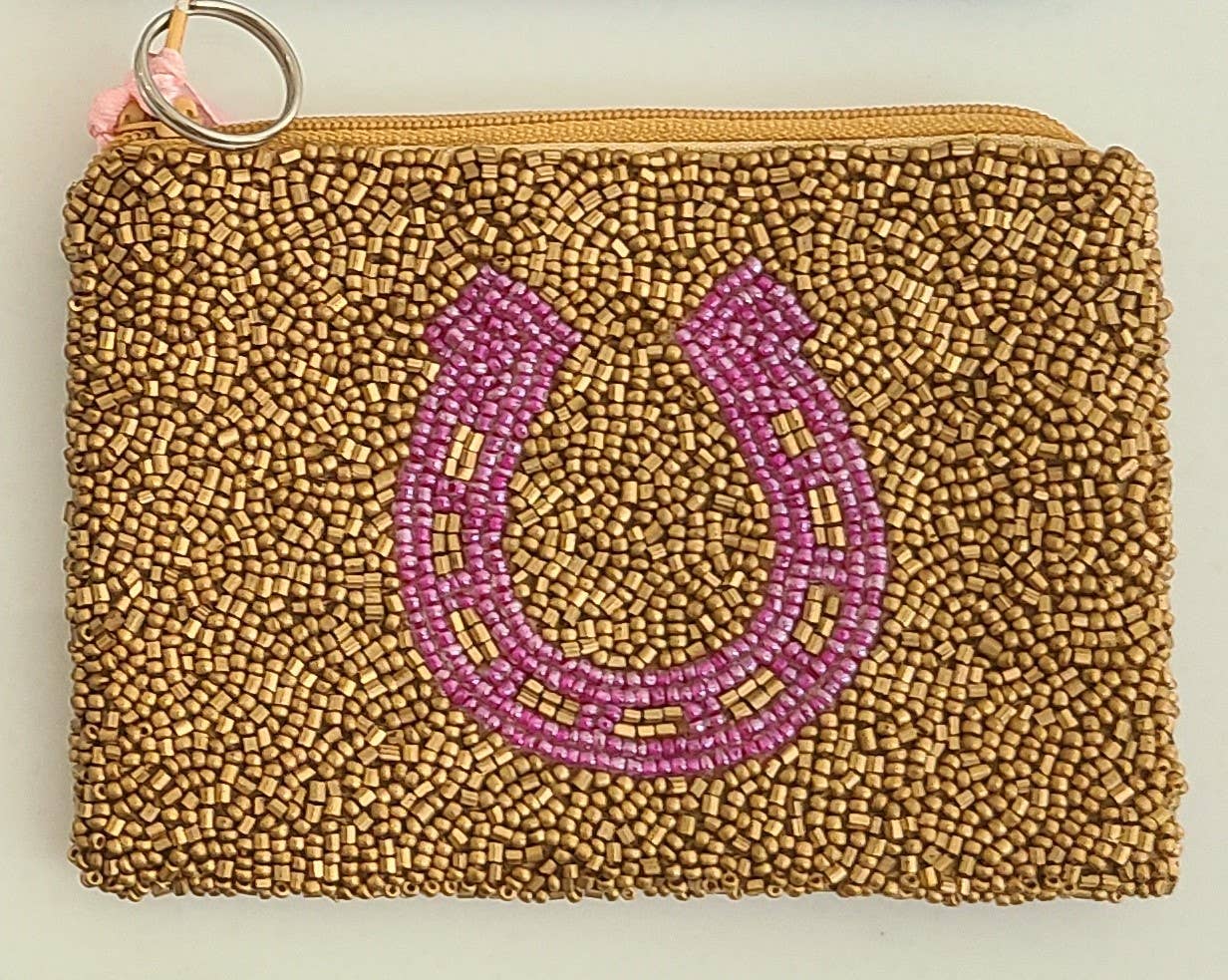 SCP-1611 - Beaded Elegance Women's Coin Purse: Teal
