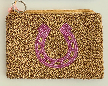 SCP-1611 - Beaded Elegance Women's Coin Purse: Teal