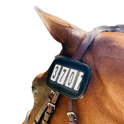 Bridle Competition Numbers PRO4MANCE | # I.D. - Black (Qty. 2, 4-digit)