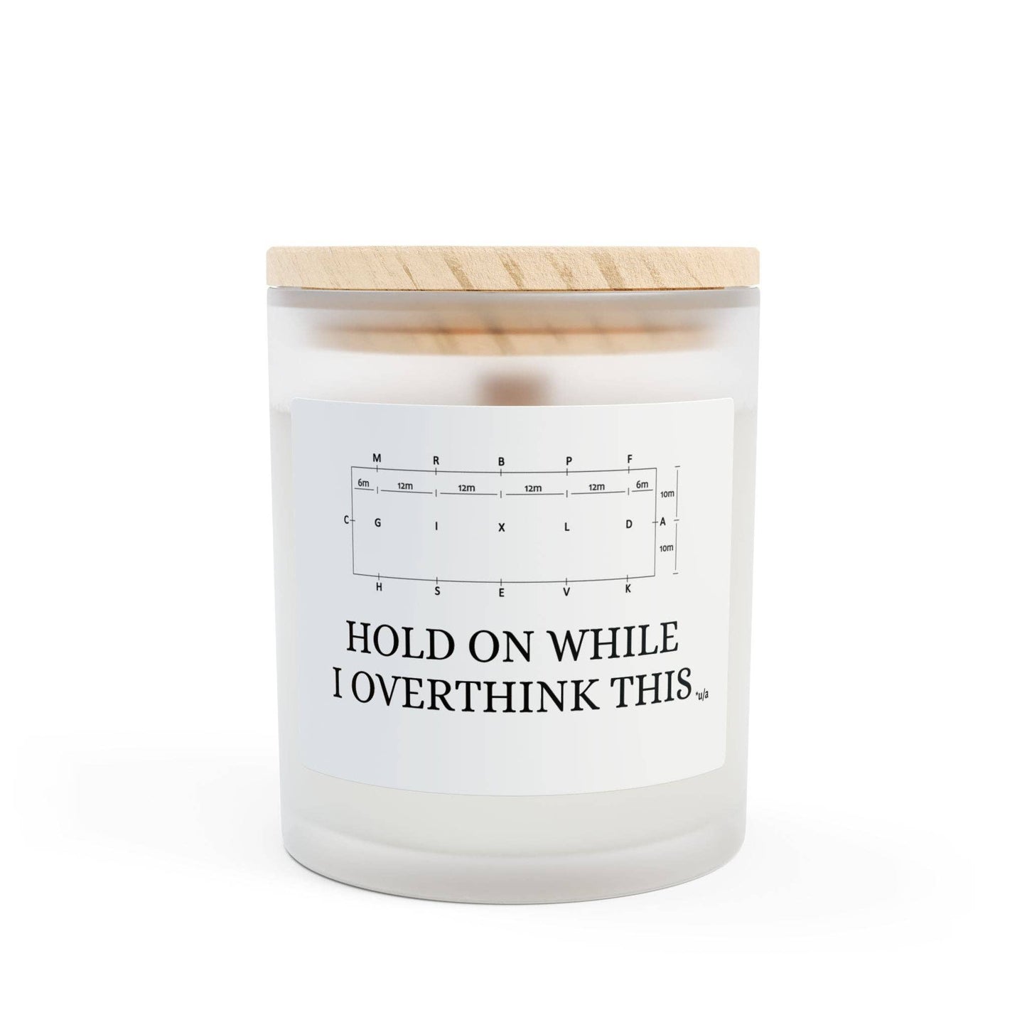 Frosted Glass Candle, 11oz - Hold On/Overthink: Blackberry Vanilla / 11oz