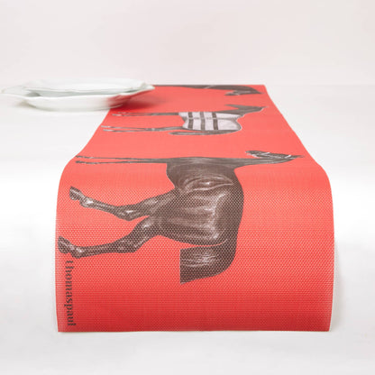 EQUESTRIAN VINYL TABLE RUNNER
