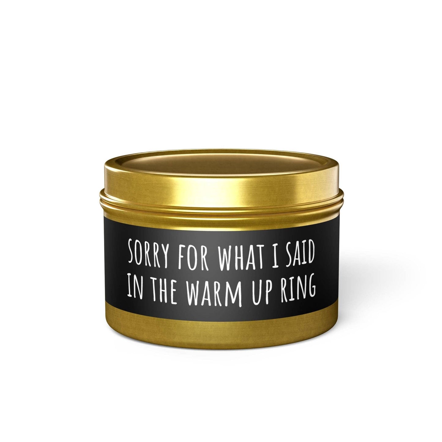 Tin Candles - Warm Up Ring: Gold / Vanilla Bean / 4oz