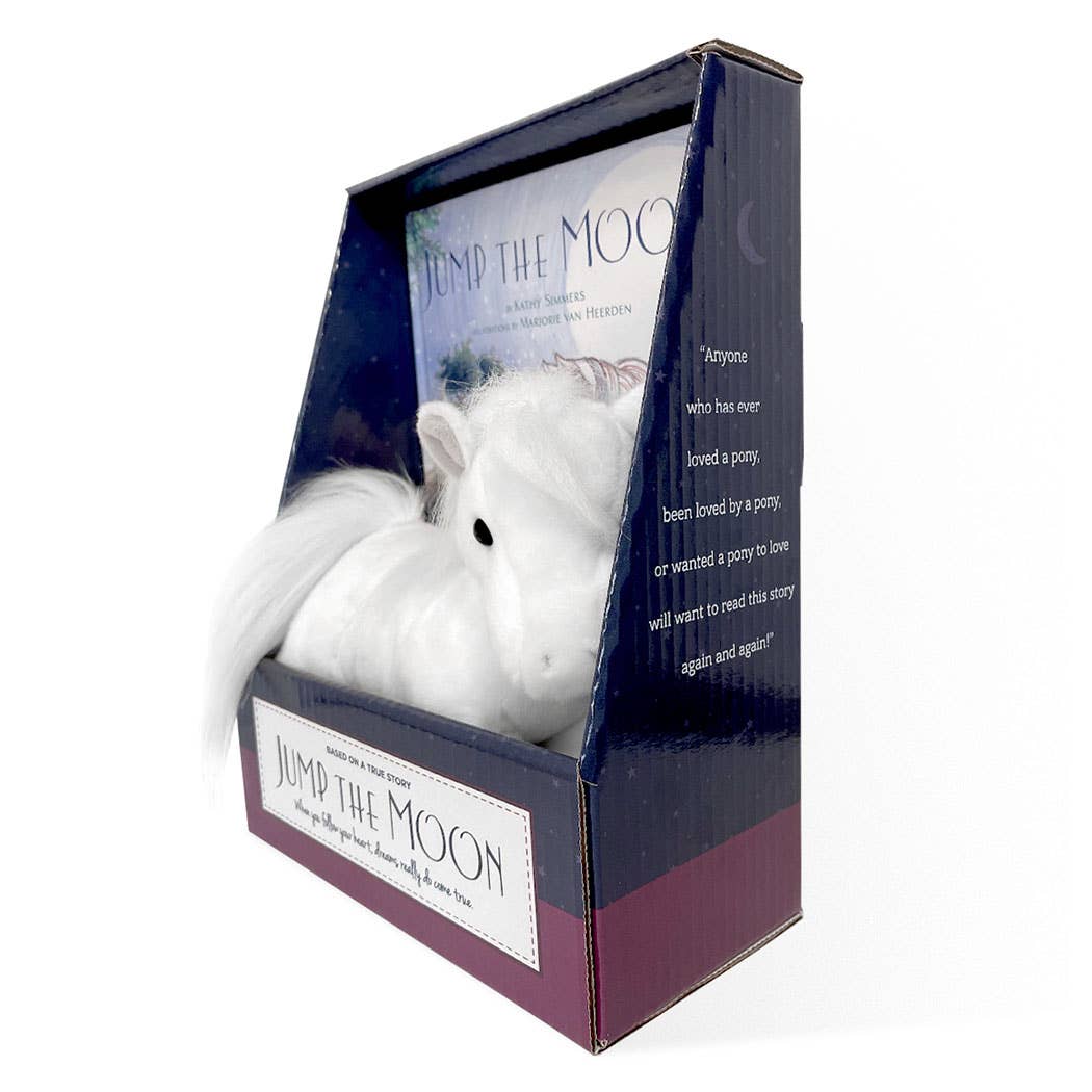 Book + Pony Gift Set: White