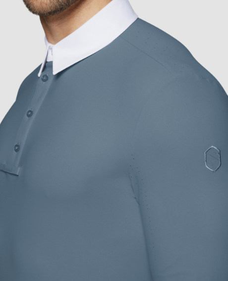 Samshield Men’s Come Long Sleeve Show Shirt - Dusty Blue  - SS26