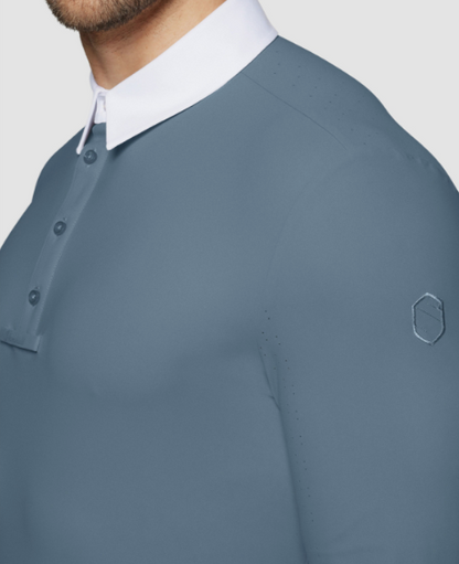 Samshield Men’s Come Long Sleeve Show Shirt - Dusty Blue  - SS26