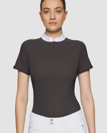 Samshield Ladies Show Shirt Short Sleeve Aloise Magnet Grey  -  SS26