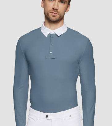 Samshield Men’s Come Long Sleeve Show Shirt - Dusty Blue  - SS26