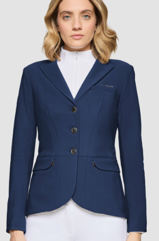 Samshield Ladies Victory Premium  Show Coat - Regular & Tall - Sapphire Blue  - SS26
