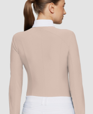 Samshield Ladies Show Shirt Long Sleeve Lucia Metal Dot - Powder Pink SS26