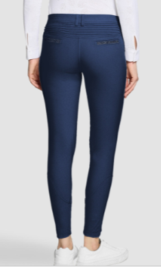 Samshield Ladies Adele Mid Rise Breech Sapphire Blue with Swarovski Crystal Detail - Knee Grip - SS26