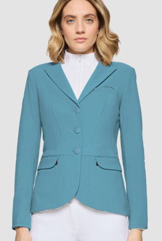 Samshield Ladies Victory Premium  Show Coat - Regular & Tall-  Neptune Blue - SS26