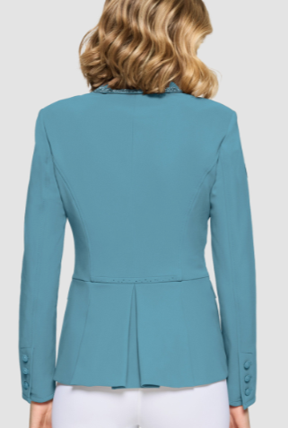 Samshield Ladies Victory Premium  Show Coat - Regular & Tall-  Neptune Blue - SS26