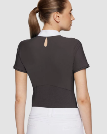 Samshield Ladies Show Shirt Short Sleeve Aloise Magnet Grey  -  SS26